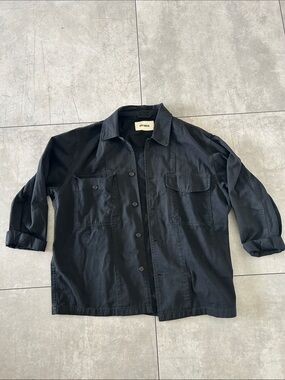 Buck Mason Black Chore Jacket